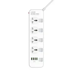 LDNIO SC4408 4 AC Outlets Universal Power Strip
